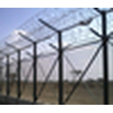Китай поставщик Низкоуглеродистая сталь сада забор, зеленый забор, безопасность забор